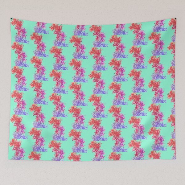 Item preview, Splashed Harmony – Abstract Color Spray Art designed and sold by Arte82.
