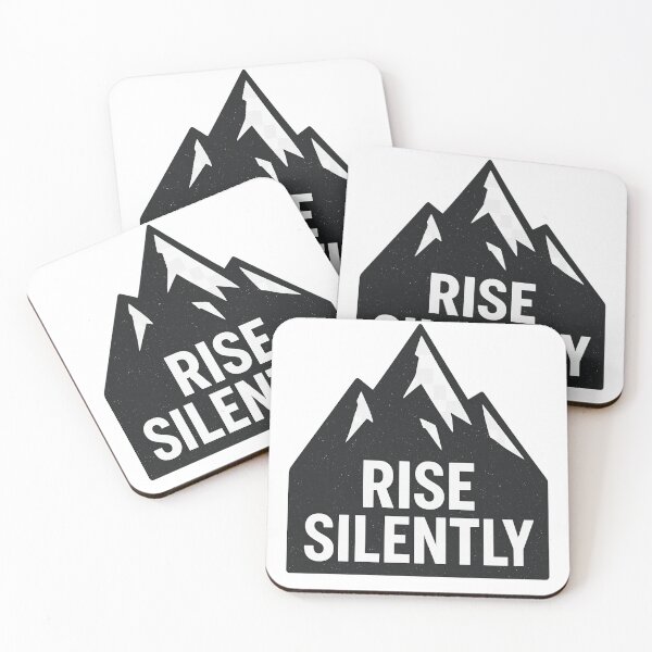 Item preview, RISE SILENTLY – Summit Symbol of Inner Strength designed and sold by PastimeMastery.
