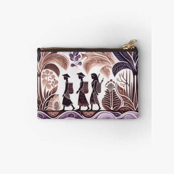 Artikelvorschau, Batik-Landschaft mit Figuren entworfen und verkauft von Sigtrix.