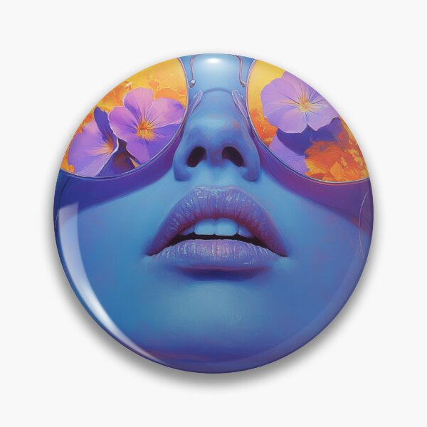 Item preview, Modern Portrait of Woman with Floral Reflections in Sunglasses – Vibrant Color Pop Art designed and sold by Patricks-Art.