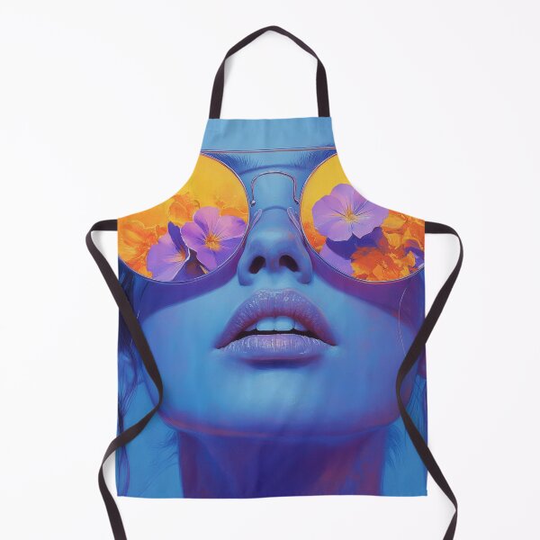 Item preview, Modern Portrait of Woman with Floral Reflections in Sunglasses – Vibrant Color Pop Art designed and sold by Patricks-Art.