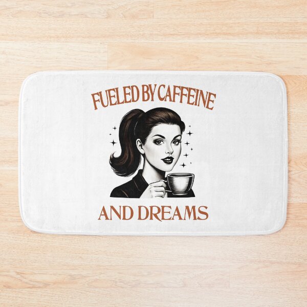 Item preview, Fueled by Caffeine and Dreams  designed and sold by Almasha.