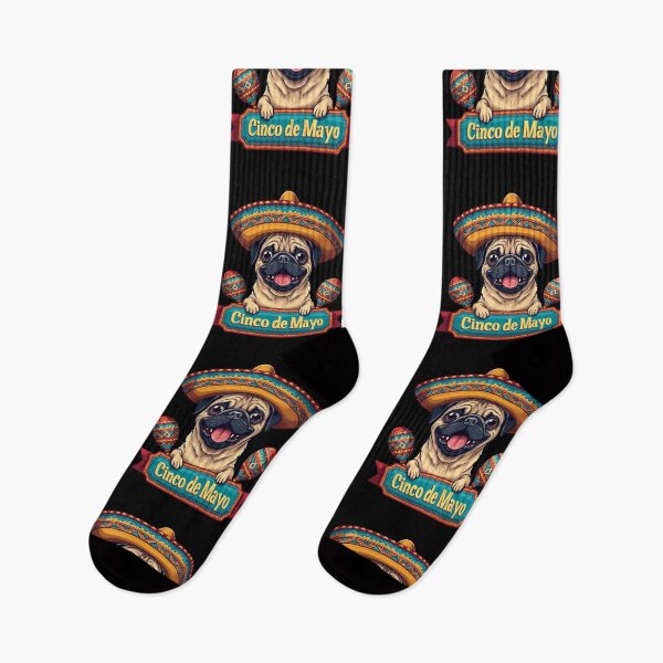 Item preview, Mexican Pug Dog Sombrero Cinco De Mayo designed and sold by Blok45.