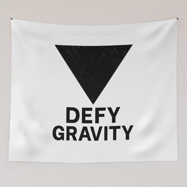 Item preview, DEFY GRAVITY – Inverted Triangle Statement designed and sold by PastimeMastery.