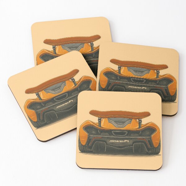 Item preview, Sunset Gold McLaren P1 – Rear View Art designed and sold by Xwnder.