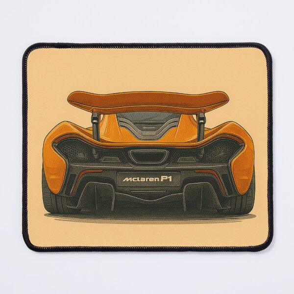 Item preview, Sunset Gold McLaren P1 – Rear View Art designed and sold by Xwnder.