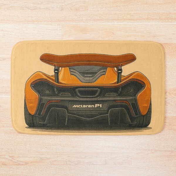 Item preview, Sunset Gold McLaren P1 – Rear View Art designed and sold by Xwnder.