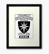 Xcrawl Necromancers Guild Framed Print