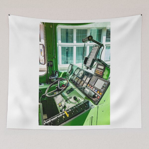 Item preview, Train Control Cabin in a Sunny Day designed and sold by Mats Silvan.