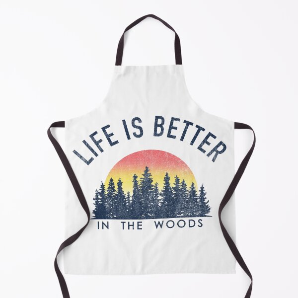 Item preview, Life Is Better in the Woods - Forest Sunset Retro Design designed and sold by The secret storage room.