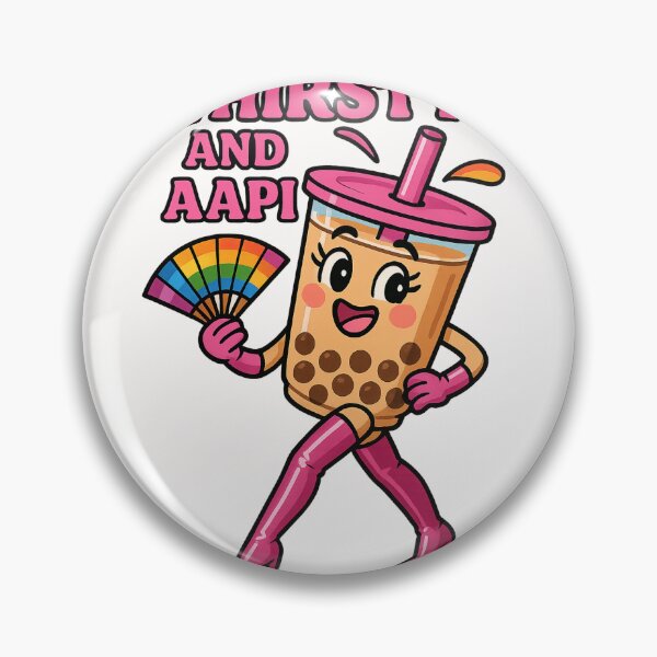 Item preview, Thirsty and AAPI Bubble Tea Celebration designed and sold by Places On Earth.
