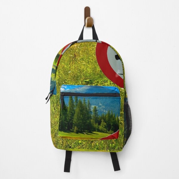 Item preview, Warning Sign of a Golfer on Beautiful Golf Course with Mountain View designed and sold by Mats Silvan.