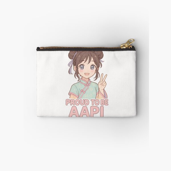 Item preview, Smiling Girl in Cheongsam with AAPI Pride designed and sold by Places On Earth.