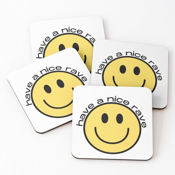 Item preview, Have A Nice Rave Smiley Face designed and sold by print-st0re.
