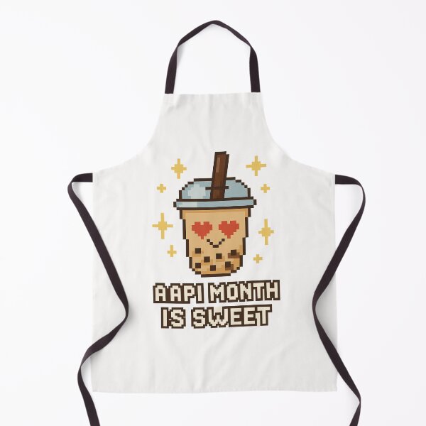 Item preview, Pixel Boba with AAPI Month Is Sweet Message designed and sold by Places On Earth.