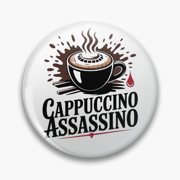 Item preview, Cappuccino Assassino – Mafia Style Coffee Killer Shirt designed and sold by ARTReMi.
