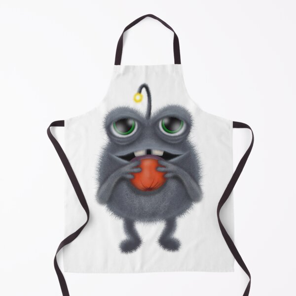 Item preview, Fluffy Alien with Glowing Antenna – Cute Monster designed and sold by Elizarfa.