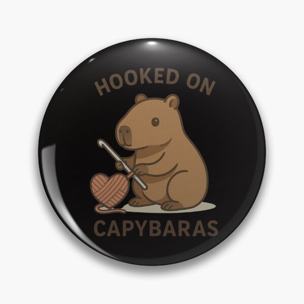 Item preview, Hooked on Capybaras designed and sold by FrameFlow.