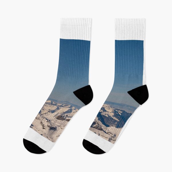 Item preview, Aerial View over the Snowcapped Mountain Peak in the Swiss Alps in a Sunny Winter Day designed and sold by Mats Silvan.