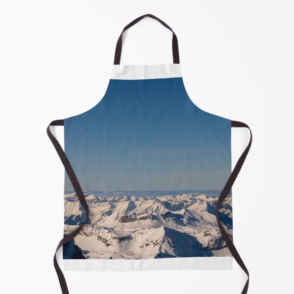 Item preview, Aerial View over the Snowcapped Mountain Peak in the Swiss Alps in a Sunny Winter Day designed and sold by Mats Silvan.