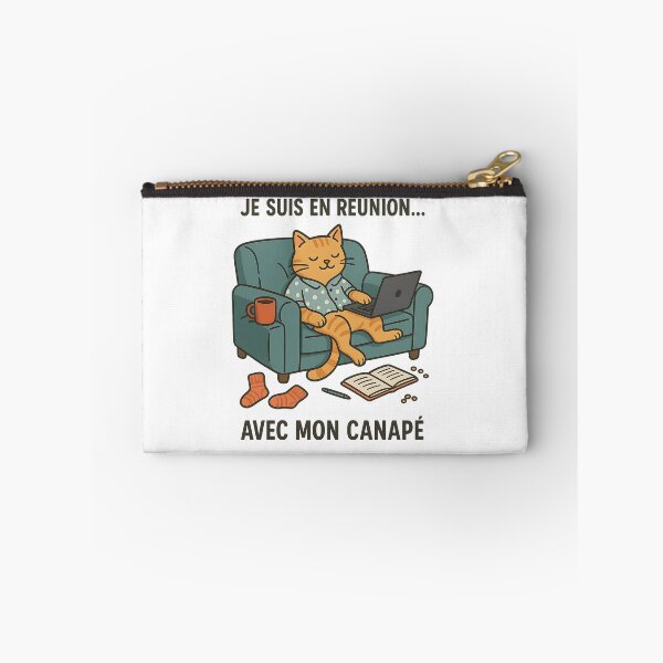 Item preview, Chat Telework Humor – “I’m in a meeting… with my couch” designed and sold by Youthinkai.
