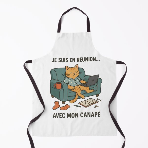 Item preview, Chat Telework Humor – “I’m in a meeting… with my couch” designed and sold by Youthinkai.