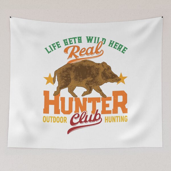Item preview, Hunter Outdor Club Hunting Graphic Design designed and sold by Richstd.