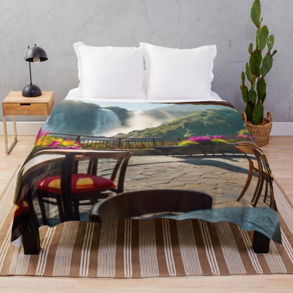 Item preview, Terrace Café Dreams in the Valley of Waterfalls designed and sold by BlareBlare.