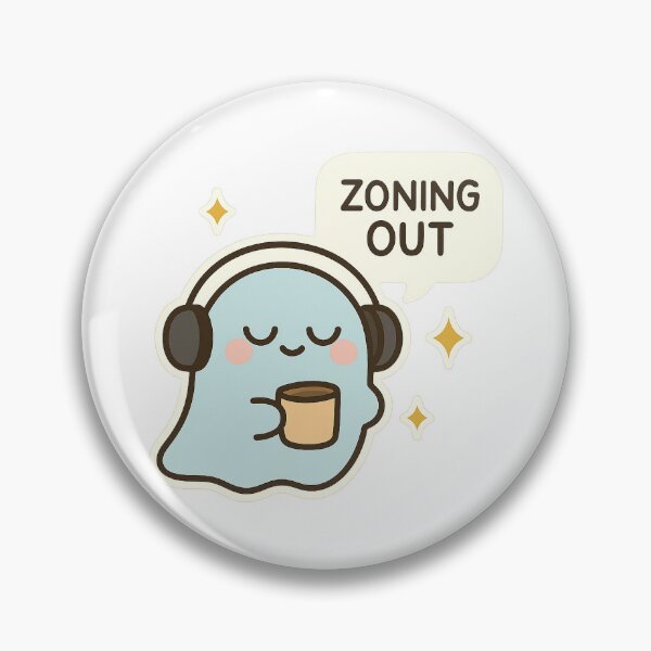 Item preview, Zoning out ghost  designed and sold by cloudsnacks.