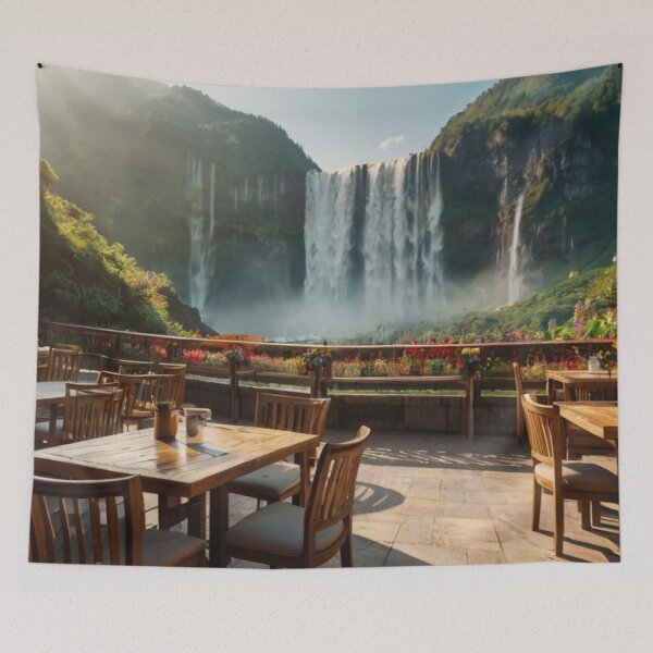 Item preview, Waterfall Melodies at the Terrace Café designed and sold by BlareBlare.