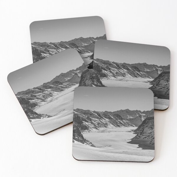 Item preview, Beautiful Aletsch Glacier in a Sunny Winter Day with Snowcapped Mountain with Sunlight in Jungfraujoch designed and sold by Mats Silvan.