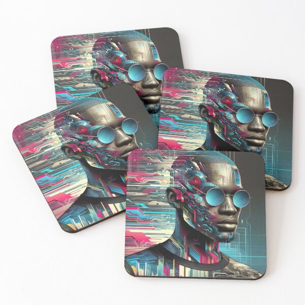 Item preview, "Human x Machine – Glitch Reality Tee" designed and sold by KumarDesignLab.