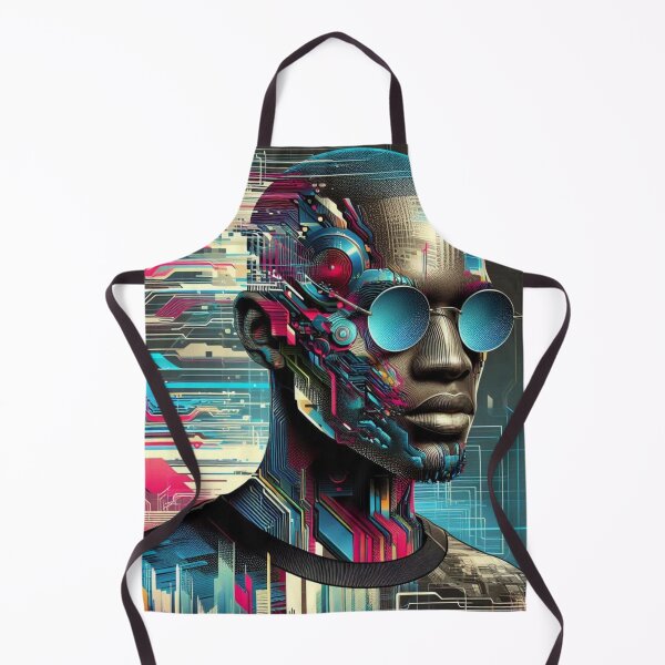 Item preview, "Human x Machine – Glitch Reality Tee" designed and sold by KumarDesignLab.