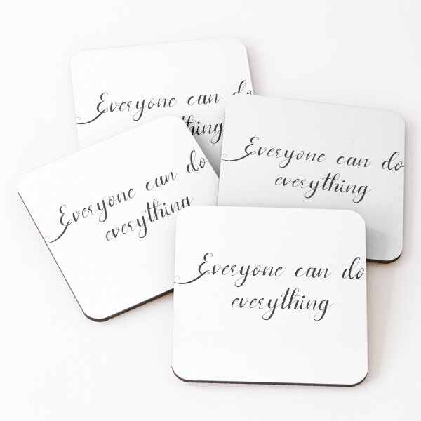 Item preview, Everyone can do everything designed and sold by Kru-arty.
