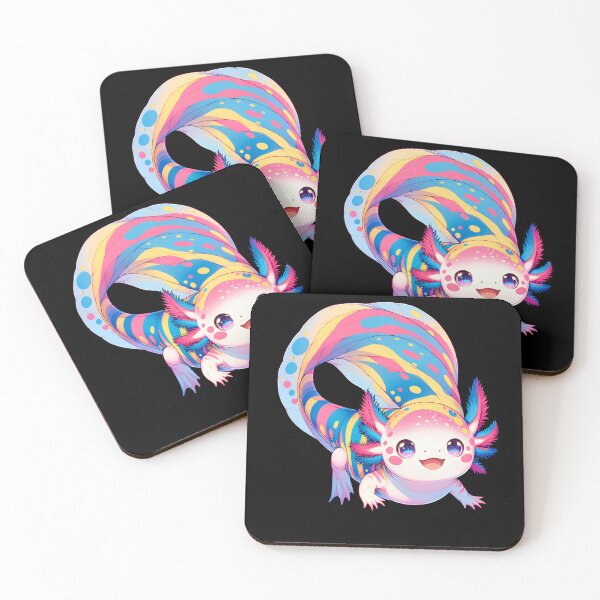 Item preview, Cute Kawaii Axolotl Pansexual LGBT Subtle Pride Month Discreet designed and sold by Kimberley King Art  King Art.