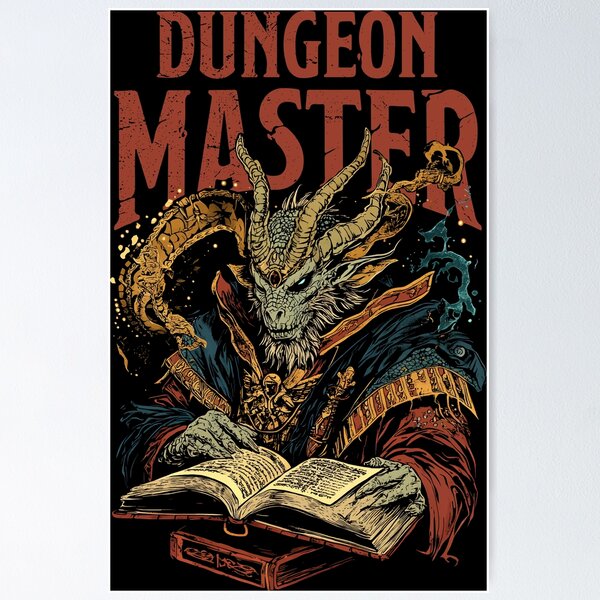 Item preview, Dungeon Master designed and sold by Gabriela Mihai.