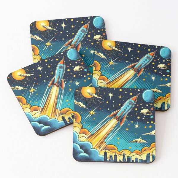 Item preview, Rocket into space designed and sold by Dogandesighn.