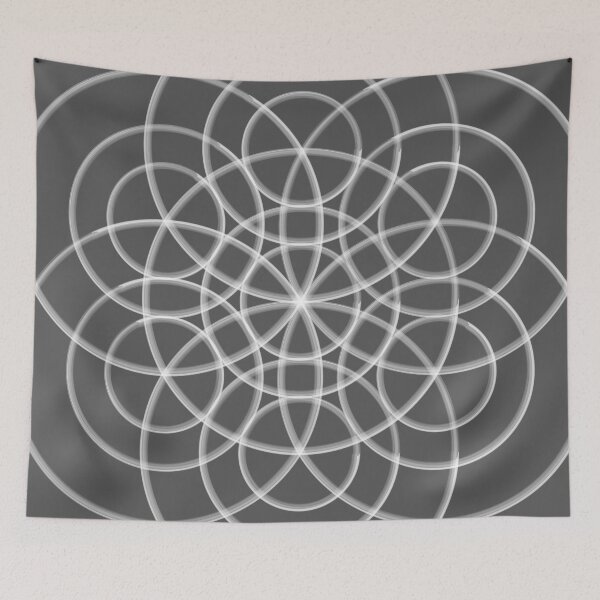 Item preview, flower of life and yin yang designed and sold by piakestore.