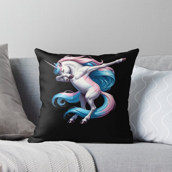 Item preview, Transgender LGBTQ Subtle Pride Month Dabbing Unicorn designed and sold by Kimberley King Art  King Art.