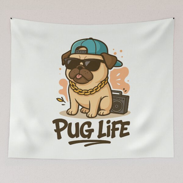 Item preview, Pug Life designed and sold by RatArt Designs.