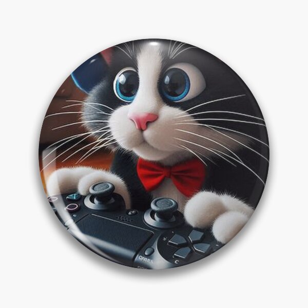 Item preview, Gamer cat designed and sold by Picsgalleryai.