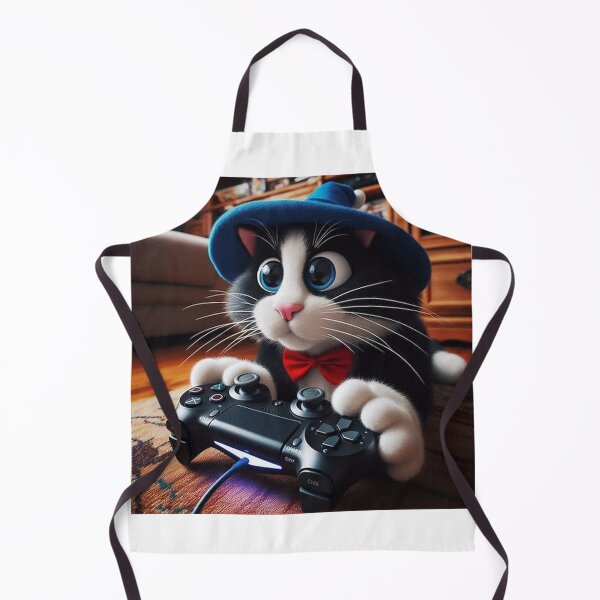 Item preview, Gamer cat designed and sold by Picsgalleryai.
