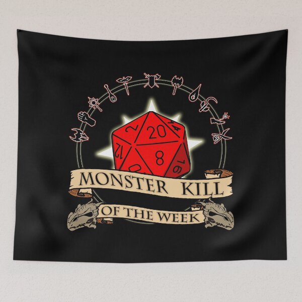 Item preview, Monster Kill of the Week designed and sold by BassInstinct.