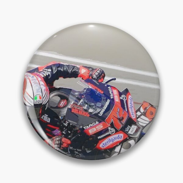 Item preview, Marco Bezzecchi racing his 2025 MotoGP Motorcycle at Jerez de la Frontera watercolor designed and sold by Rodissimus1984.