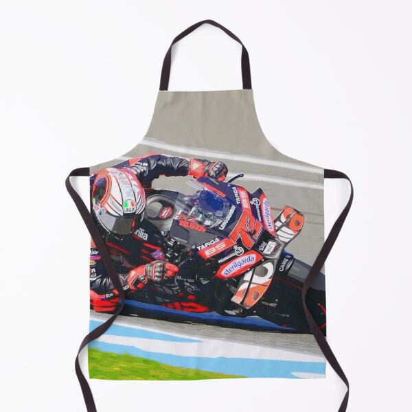 Item preview, Marco Bezzecchi racing his 2025 MotoGP Motorcycle at Jerez de la Frontera watercolor designed and sold by Rodissimus1984.
