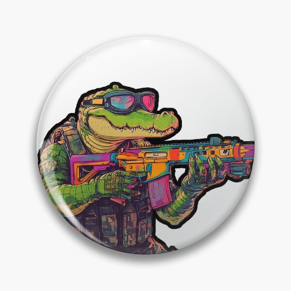 Item preview, Battlecroc designed and sold by NocturNeon-Art.