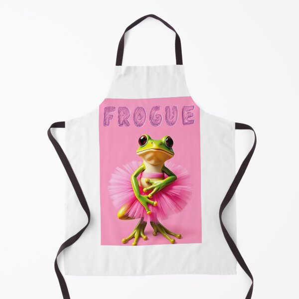 Item preview, Frogue girl in pink thulle dreamy illustration designed and sold by EmeraldeaArt.
