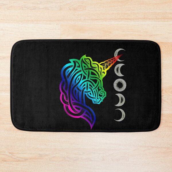 Item preview, Unicorn Celtic Knot Dotwork ("Rainbow" Design) designed and sold by BassInstinct.