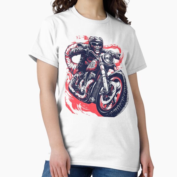 Item preview, Serpent on Wheels Tee – Reptile Rebel Look designed and sold by NgocHienShop.