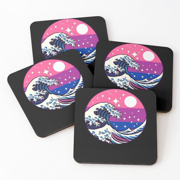 Item preview, Bisexual Pride Gay LGBT Month Japanese Art designed and sold by Kimberley King Art  King Art.